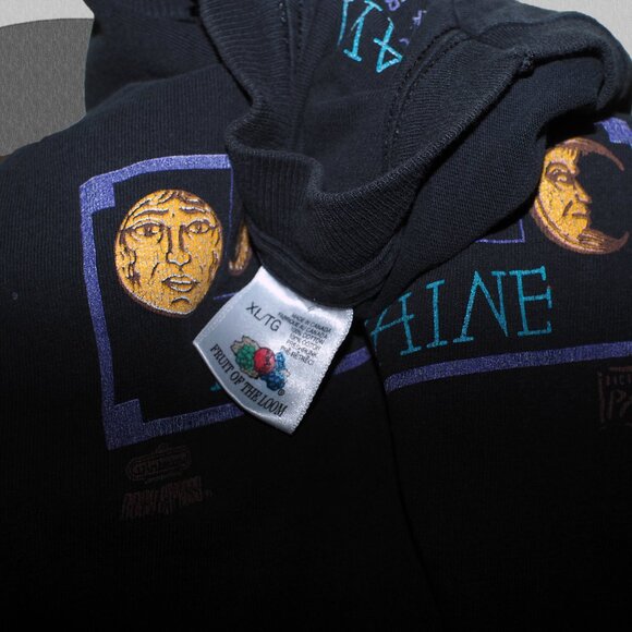 Vintage James Taylor T-Shirt 1990s New Moon Shine Tour Men's XL Black - Picture 5 of 5